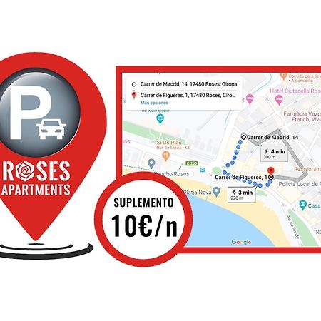 Roses Apartments Ocean 2 Habitaciones Vista Mar Lateral 外观 照片