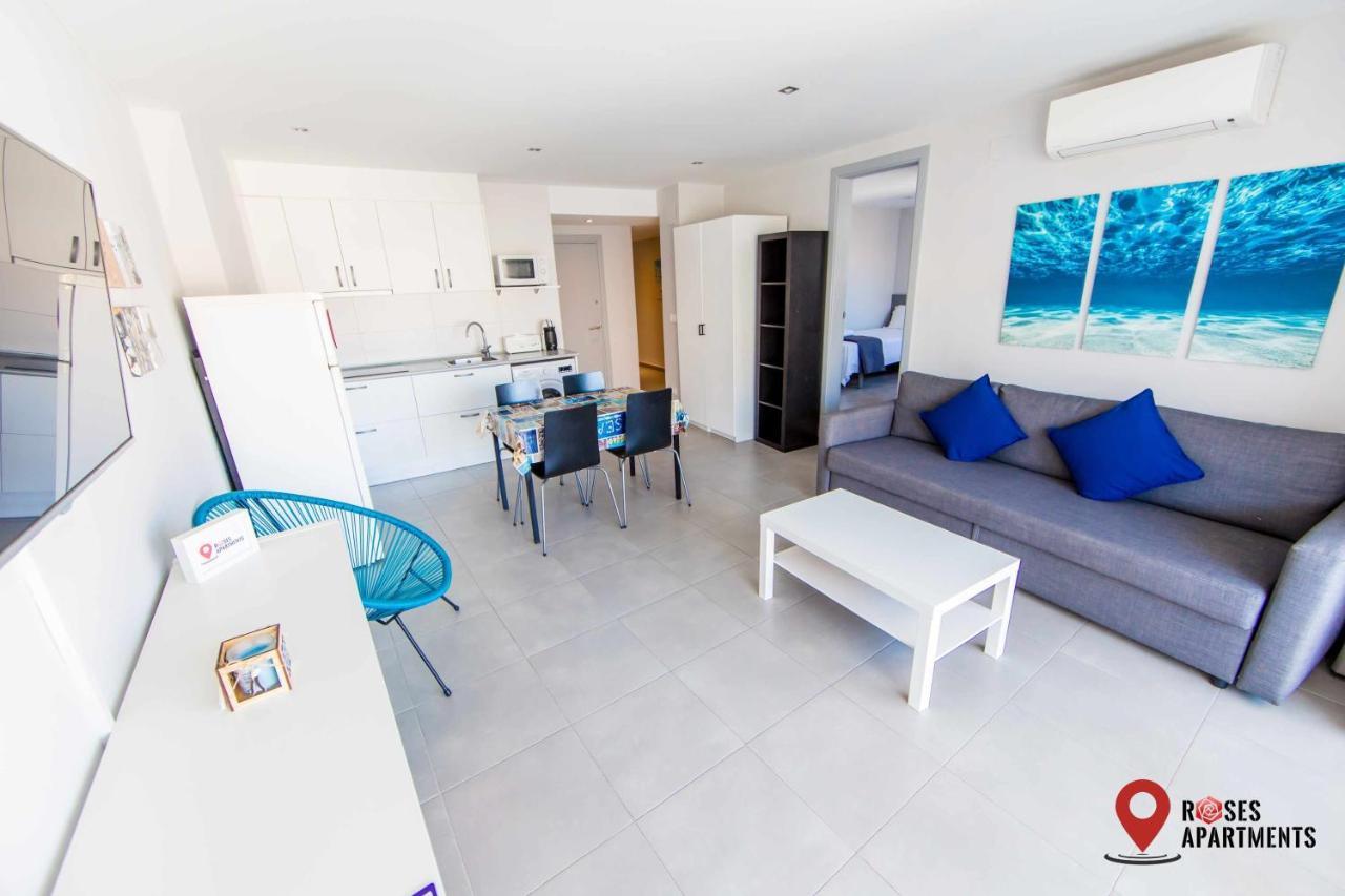 Roses Apartments Ocean 2 Habitaciones Vista Mar Lateral 外观 照片