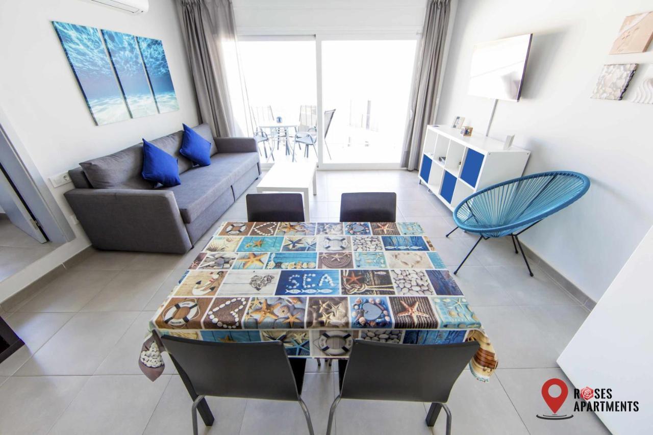 Roses Apartments Ocean 2 Habitaciones Vista Mar Lateral 外观 照片