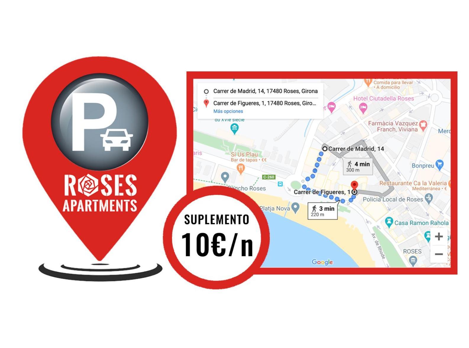 Roses Apartments Ocean 2 Habitaciones Vista Mar Lateral 外观 照片